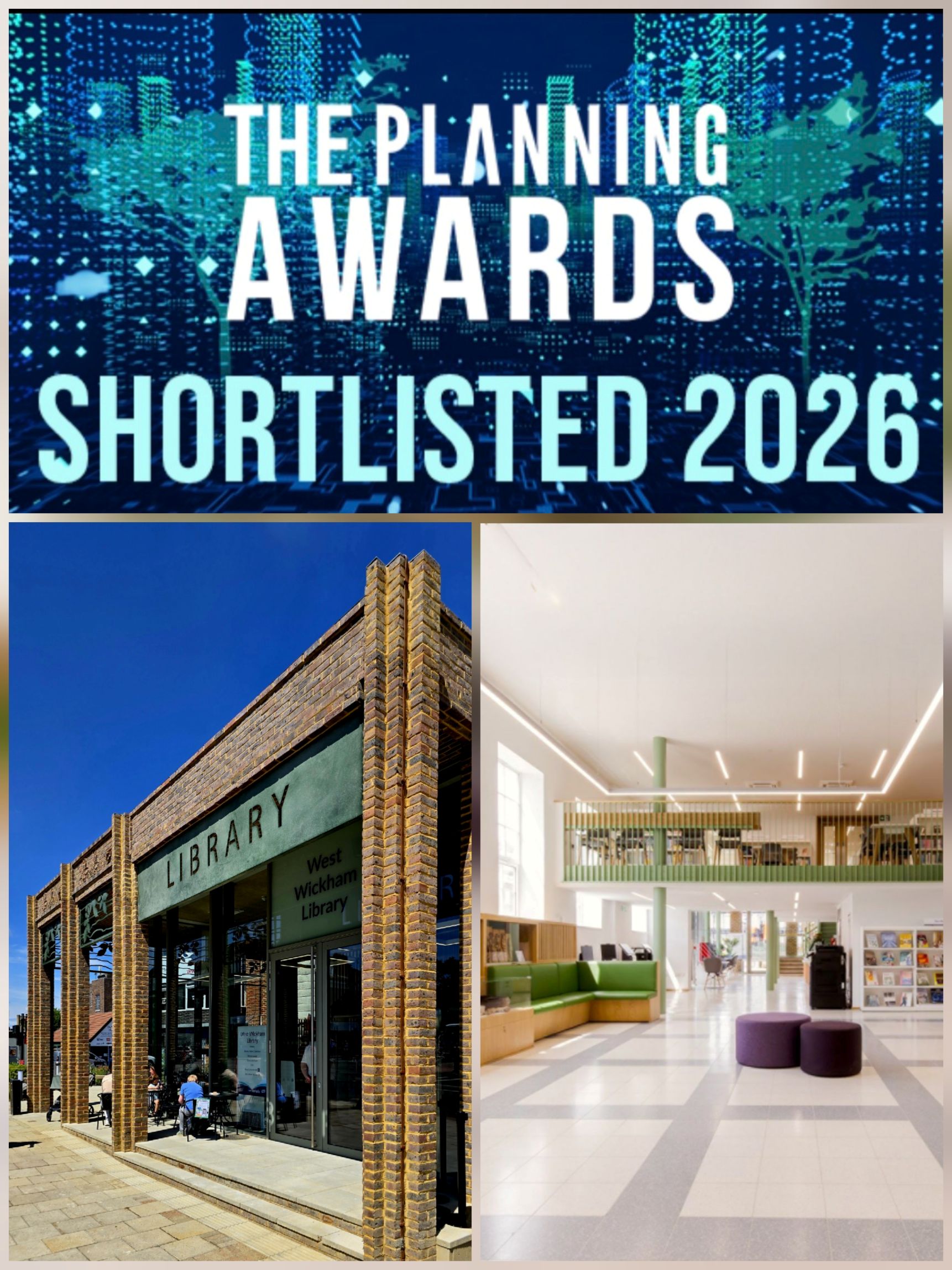 West Wickham Library shortlisted for the Planning Awards